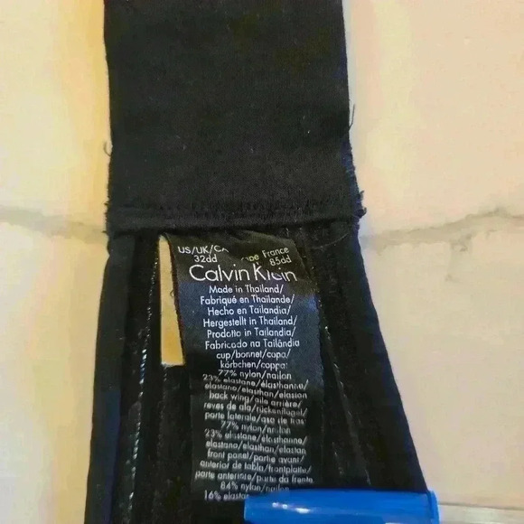 Calvin Klein Seductive Comfort Customized Lift Strapless Bra Black Size 32DD - Picture 7 of 8